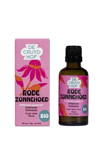 Cruydhof Echinacea purpurea hrb/rode zonnehoed kruid bio (50 Milliliter)