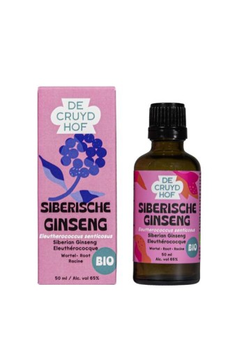 Cruydhof Eleutherococcus senticosus/Siberische ginseng bio (50 Milliliter)