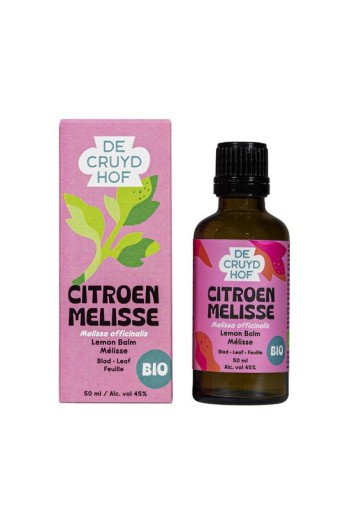Cruydhof Melissa officinalis fol/citroenmelisse bio (50 Milliliter)