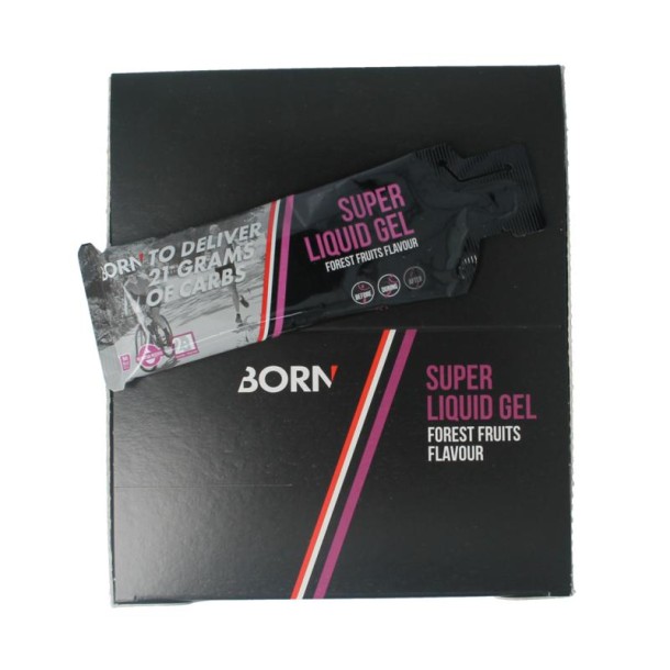 Born Super liquid gel forest fruit 5,5ml (12 Stuks)