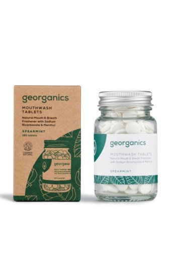 Georganics Mouthwash tablets spearmint (180 Tabletten)