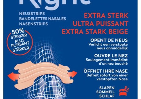 Breathe Right Neusstrips extra sterk (26 Stuks)