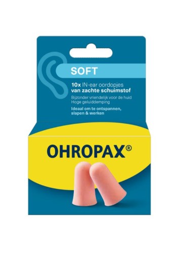 Ohropax Oordopjes soft (10 Stuks)