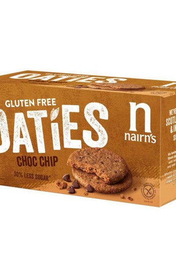 Nairns Oaties chocolate chip glutenvrij (160 Gram)