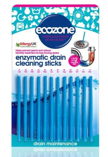 Ecozone Afvoer ontstopper sticks (12 Stuks)
