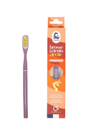Lamazuna Toothbrush soft lilac (1 Stuks)