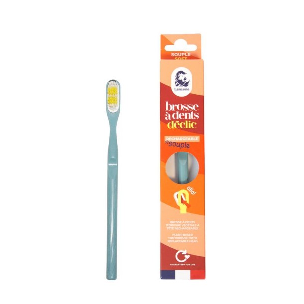 Lamazuna Toothbrush soft storm blue (1 Stuks)