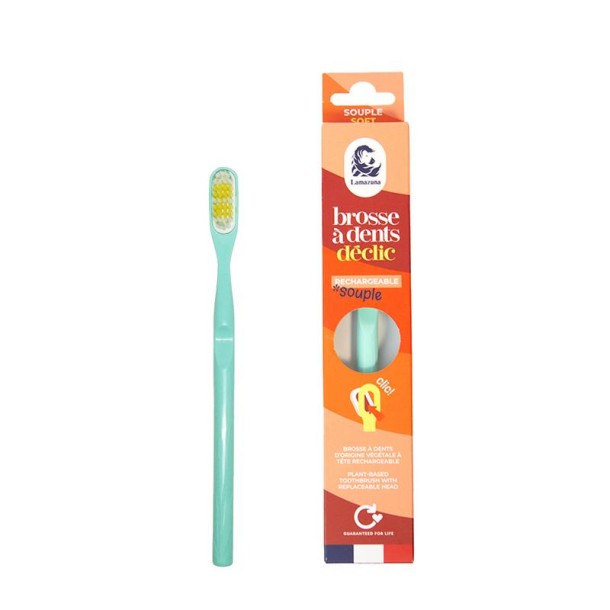 Lamazuna Toothbrush soft water green (1 Stuks)