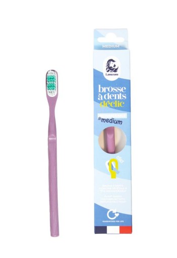 Lamazuna Toothbrush medium lilac (1 Stuks)