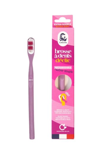 Lamazuna Toothbrush extra soft lilac (1 Stuks)