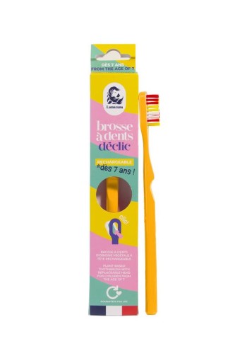Lamazuna Toothbrush kids yellow (1 Stuks)