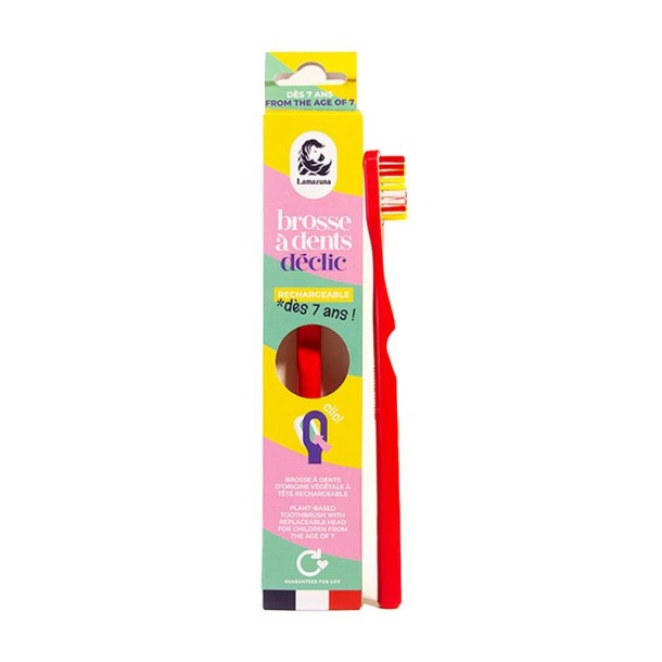 Lamazuna Toothbrush kids red (1 Stuks)
