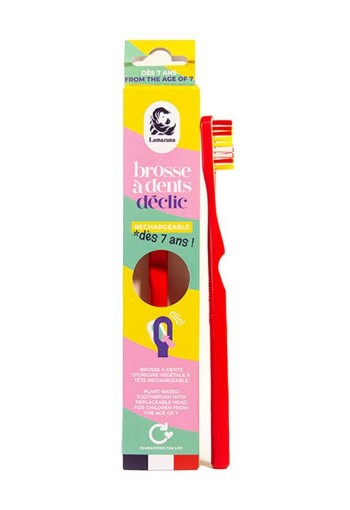 Lamazuna Toothbrush kids red (1 Stuks)