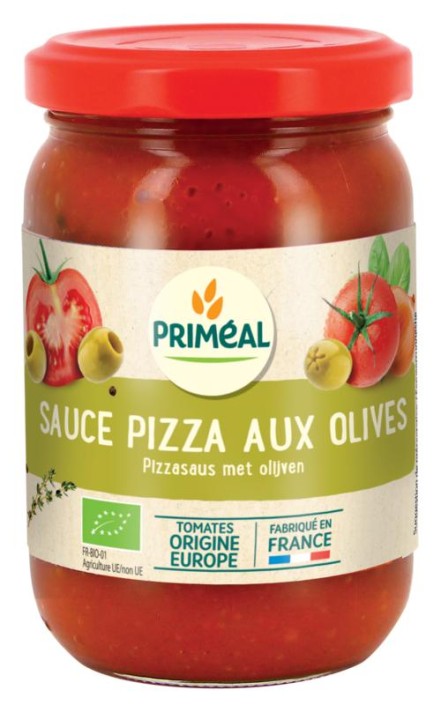 Primeal Pizza saus olijf bio (200 Gram)