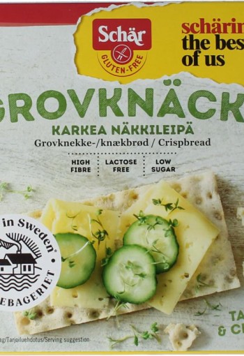 Dr Schar Knackebrod vezelrijk glutenvrij (215 Gram)