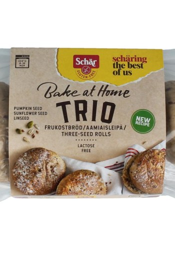 Dr Schar Afbakbroodjes trio glutenvrij (300 Gram)