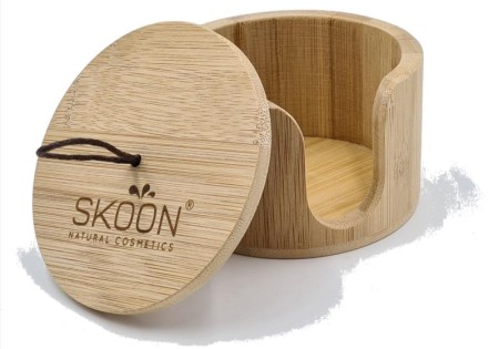 Skoon Face pad holder bamboo (1 Stuks)