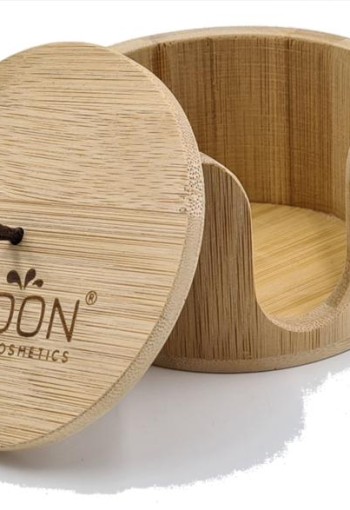 Skoon Face pad holder bamboo (1 Stuks)