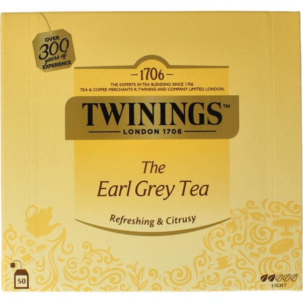 Twinings Earl grey envelop (50 Stuks)
