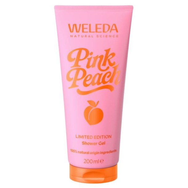 Weleda Douchegel pink peach limited edition 200 Milliliter