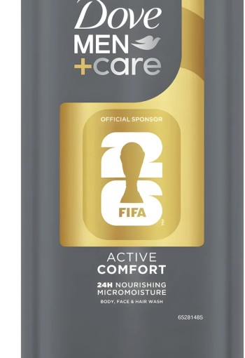Dove Men Care Active Comfort Fifa 24h Freshness & Hydration Body, Face & Hair Wash 400ml