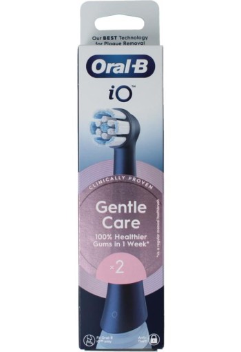 Oral B Opzetborstel IO gentle care zwart 2 Stuks