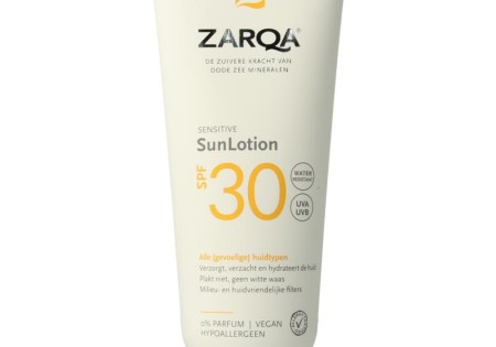 Zarqa Sun lotion sensitive SPF30 200 Milliliter
