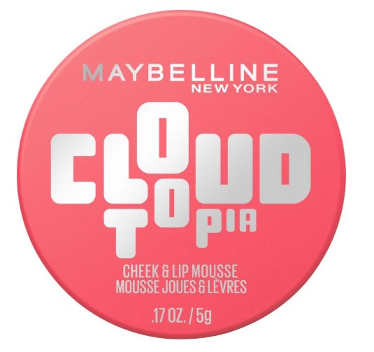 Maybelline New York Cloud Topia Blush Cream Cheek & Lip Mousse 07 Moonlit Rose Roze