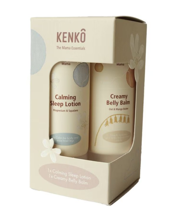 Kenkô Giftset The Mama Essentials Creamy Belly Balm & Calming Sleep Lotion