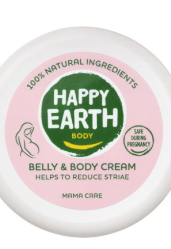 Happy Earth 100% Natuurlijke Mama Care Belly & Body Cream 200 ML