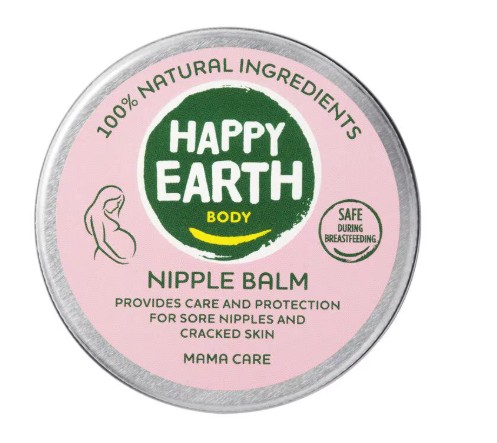 Happy Earth 100% Natuurlijke Mama Care Nipple Balm 30 gram
