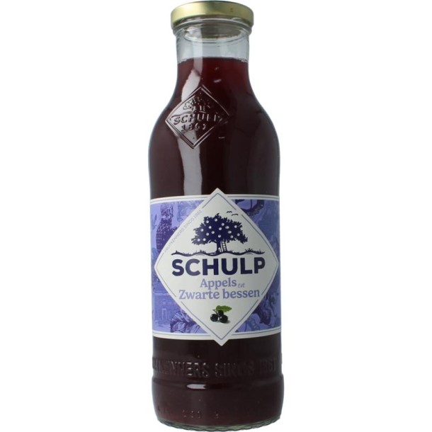 Schulp Appel & zwarte bessensap (750 Milliliter)