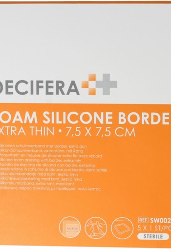 Decifera Foam border 7.5 X 7.5cm (5 Stuks)