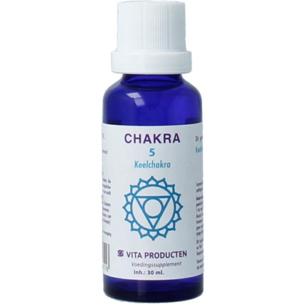 Vita Chakra 5 keelchakra (blauw) (30 Milliliter)