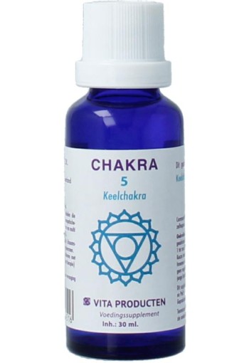 Vita Chakra 5 keelchakra (blauw) (30 Milliliter)
