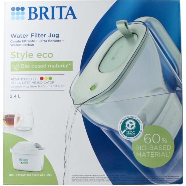 Brita Waterfilterkan eco powder green (1 Stuks)