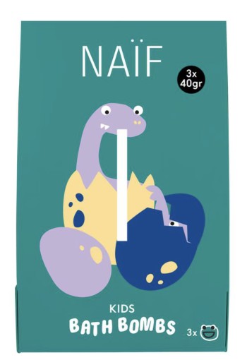 Naïf Kids Bad Bruisballen 3x40 gram