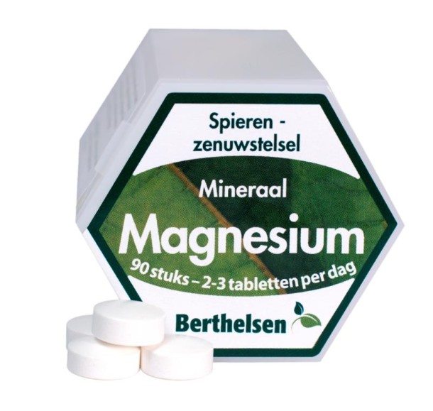 Berthelsen Magnesium carbonaat 250mg (90 Tabletten)