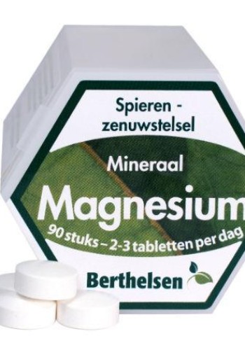 Berthelsen Magnesium carbonaat 300 mg (90 Tabletten)