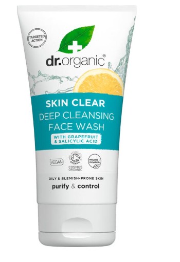 Dr. Organic Skin Clear Face Wash 125 ML