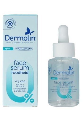 Dermolin Serum roodheid met pipet (30 Milliliter)