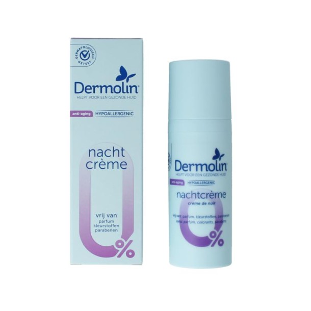 Dermolin Nachtcreme anti-aging flacon (50 Milliliter)