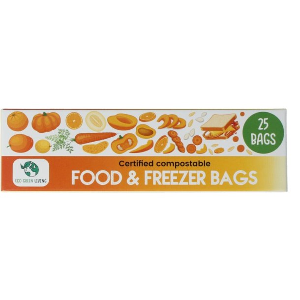 Eco Green Living Diepvrieszakken 4 liter (25 Stuks)