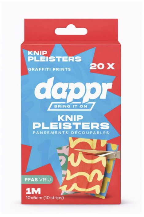 Dappr Graffiti Knippleisters 10x1 meter