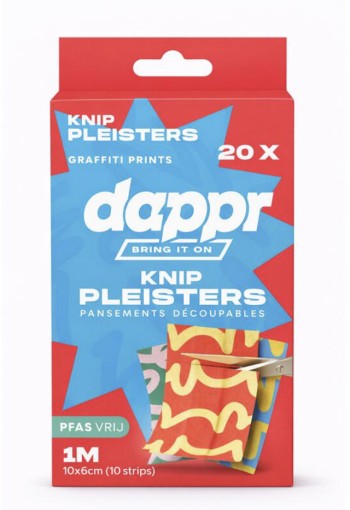 Dappr Graffiti Knippleisters 10x1 meter