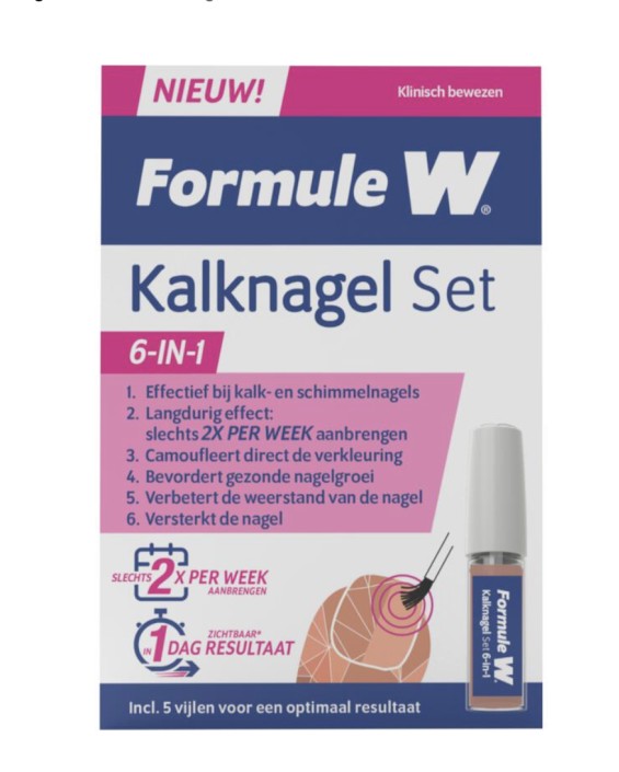Formule W Kalknagel set 6-In-1