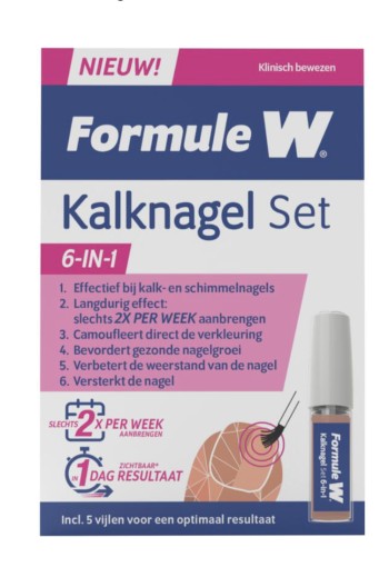 Formule W Kalknagel set 6-In-1