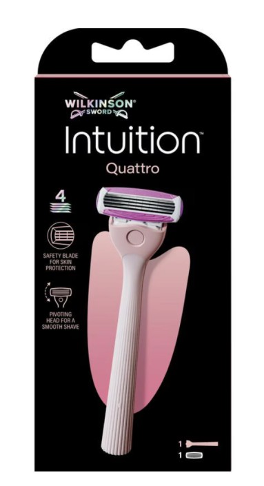 Wilkinson Sword Intuition Quattro For Woman Scheersysteem Met 1 Navulmesje