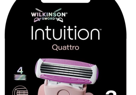 Wilkinson Sword Intuition Quattro for Women Navulmesjes 3 stuks