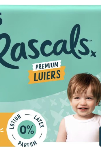 Rascals Premium Luiers Maat 5 13-18 KG 26 stuks/ 2 stuks € 15,00